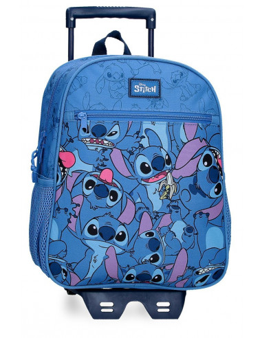 43822T2 ADAPT. BACKPACK 33CM.W/TROLLEY HAPPY STITCH